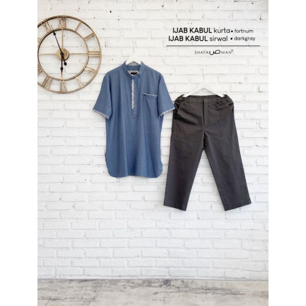 Sirwal Ijab Kabul Eid Series [Darkgray] By Shafa Jilbab