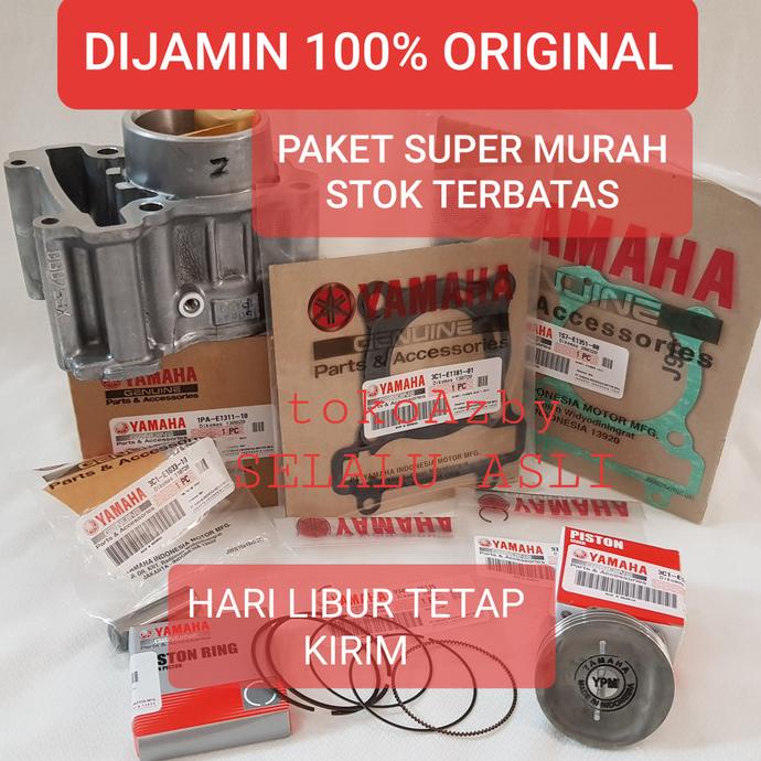 Blok vixion 1PA 3C1 boring piston kit set komplit mx king r15 old Ori