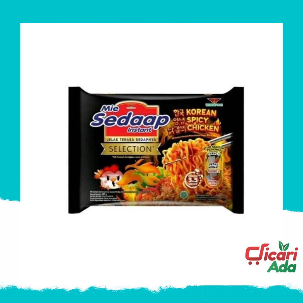 

Mie Sedap Goreng Korea Selection Pedas Korean Spicy Chicken