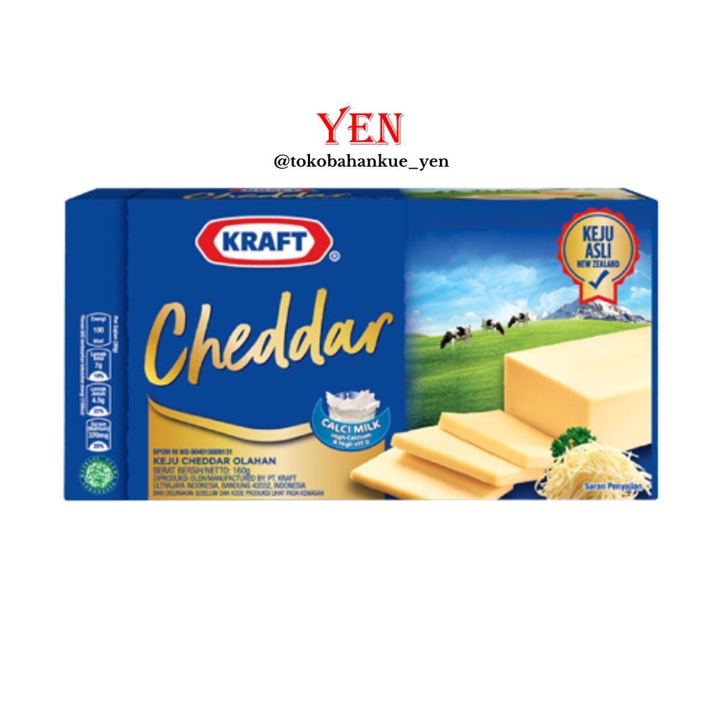 

Kraft Keju Cheddar / Keju Parut 150 gr