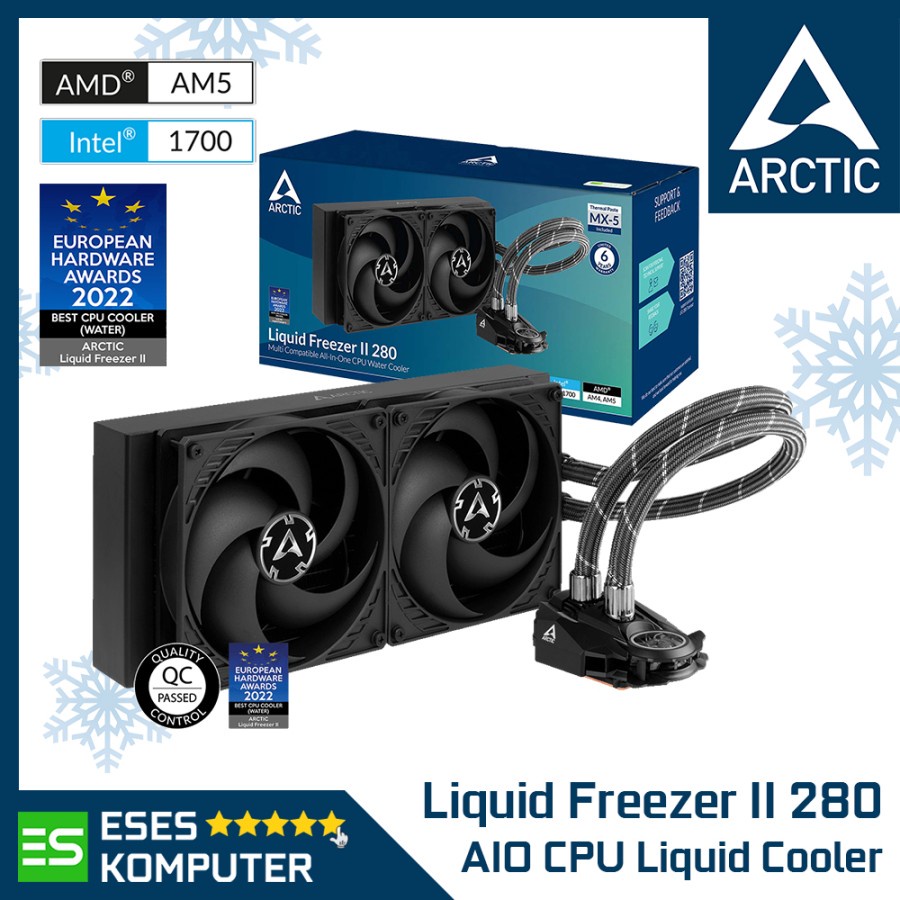 ARCTIC Liquid Freezer II 280 - AIO 280mm Liquid Cooling - CPU Cooler