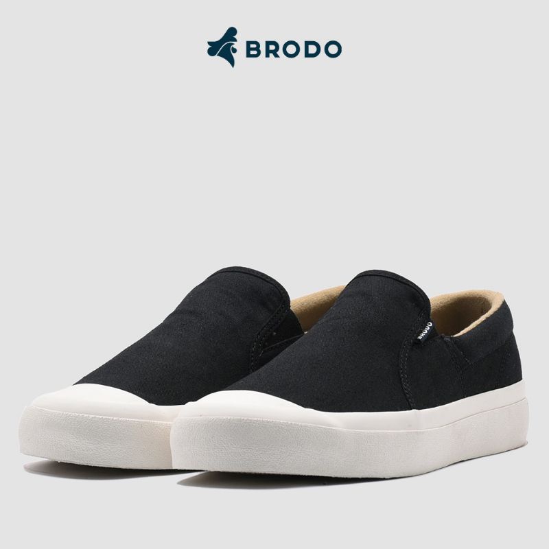 BRODO - Sneakers Vantage V2 Slip On Black