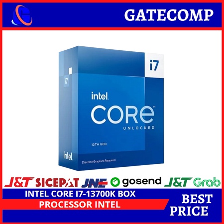 Intel Core i7-13700K LGA1700 16 Core 24 Thread Processor Raptor Lake