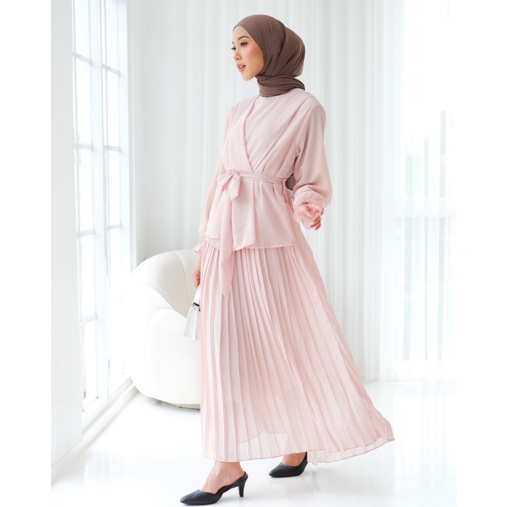 Myrubylicious WAZINI MAXI DRESS KODE 1875 | DRESS | DRESS MAXI | DRESS POLOS | BAJU MUSLIMAH