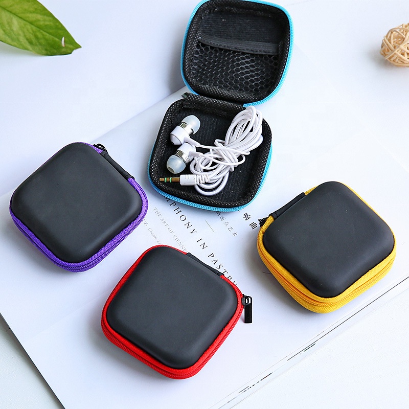 Dompet Mini Headset Earphone Tempat Penyimpanan Kabel Charger Serbaguna HM032 -XOBOX