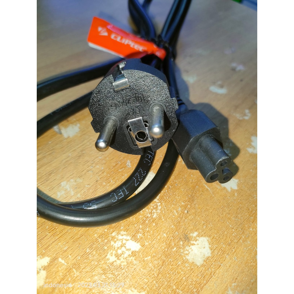 Kabel Power Charger Laptop Adaptor Colokan 3 Lubang