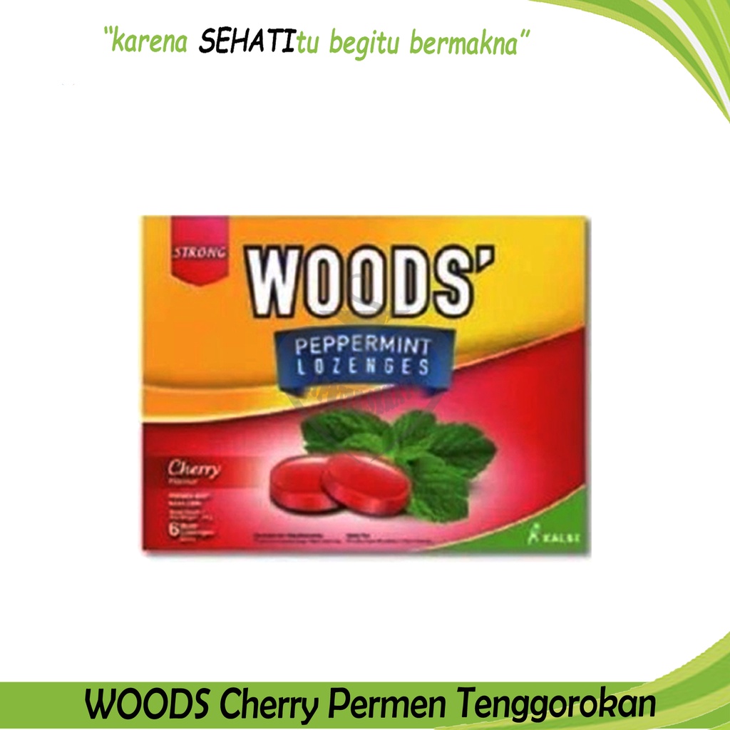 Permen Wood's Lozenges Candy Woods Melegakan Tenggorokan