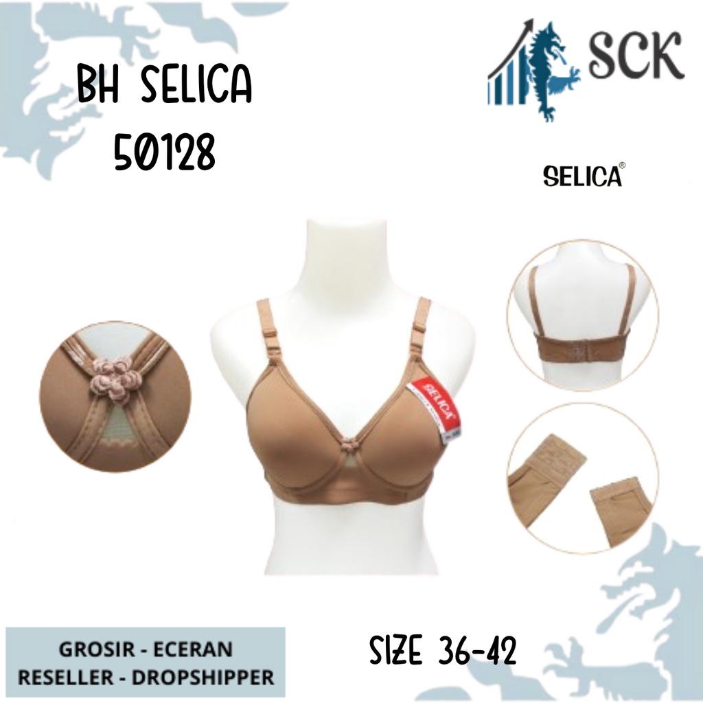 BH Wanita SELICA 50128 Polos Tanpa Kawat Soft / Pakaian Dalam Wanita - sckmenwear GROSIR