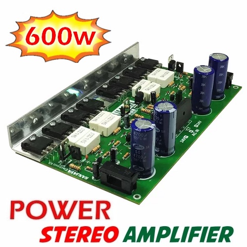 Kit Power Amplifier BAJA 600Watt Stereo 2x300 High Quality + PSU Premium