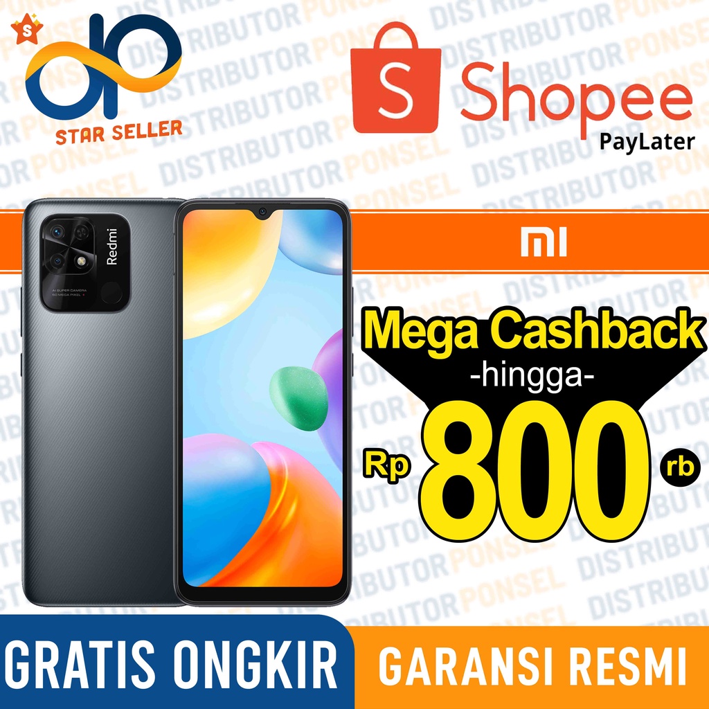 Xiaomi Redmi 10C 4/128GB 4/64GB Garansi Resmi Xiaomi Redmi 10 C