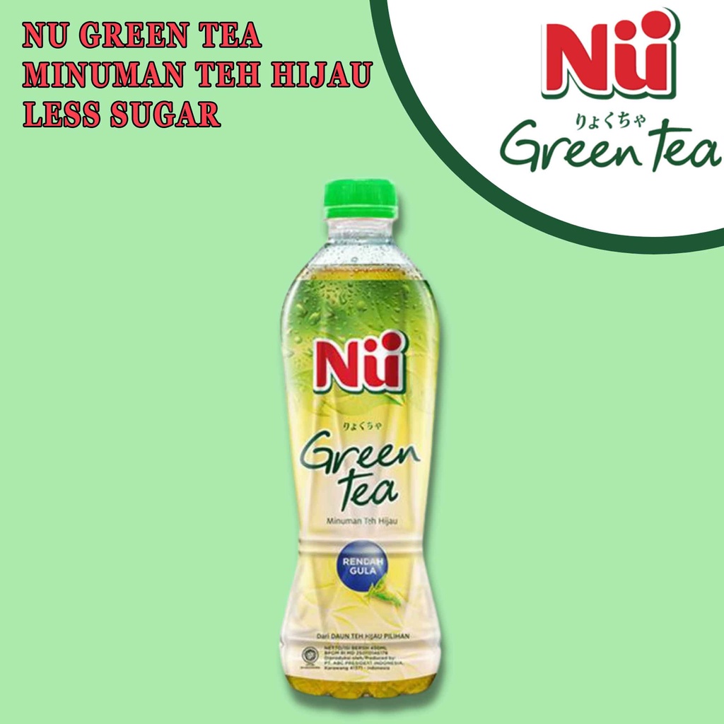 TEH HIJAU LESS SUGAR* NU GREEN TEA* TEA* 450ML