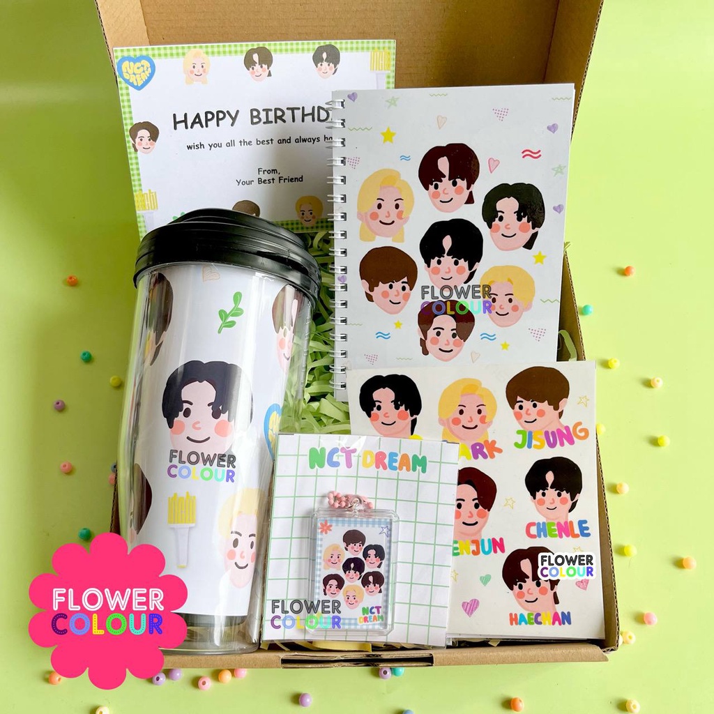 GIFT BOX | HAMPERS NCT | HAMPERS TUMBLER NCT | NCT KPOP HAMPERS NCT DREAM | HADIAH ULANG TAHUN NCT