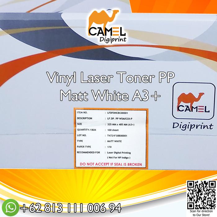 

PROMO sticker vinyl laser A3+ CAMEL DIGIPRINT White Gloss&Transparan