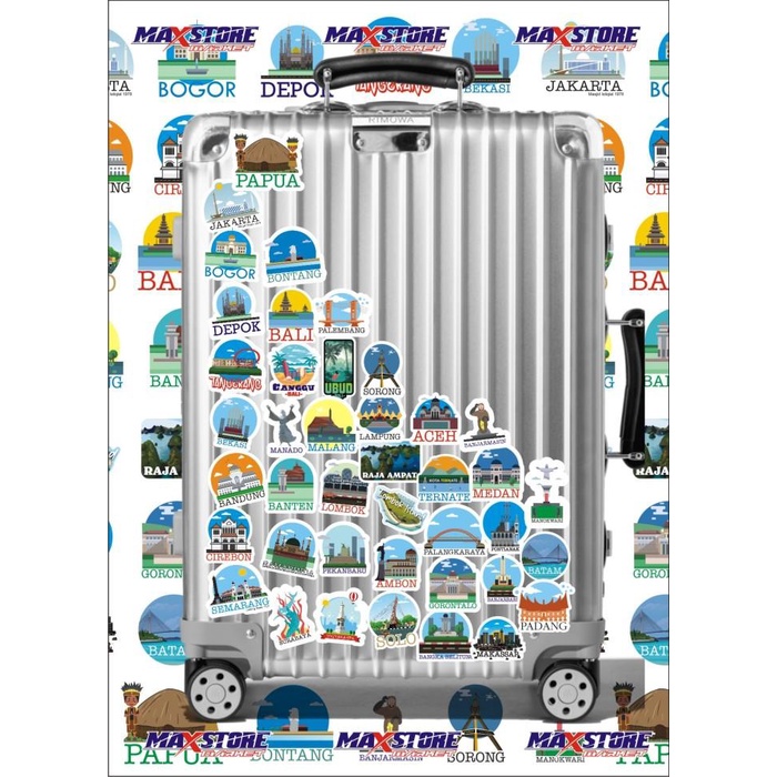 

Indonesia Sticker / Stiker Kota Indonesia / Indonesian Sticker