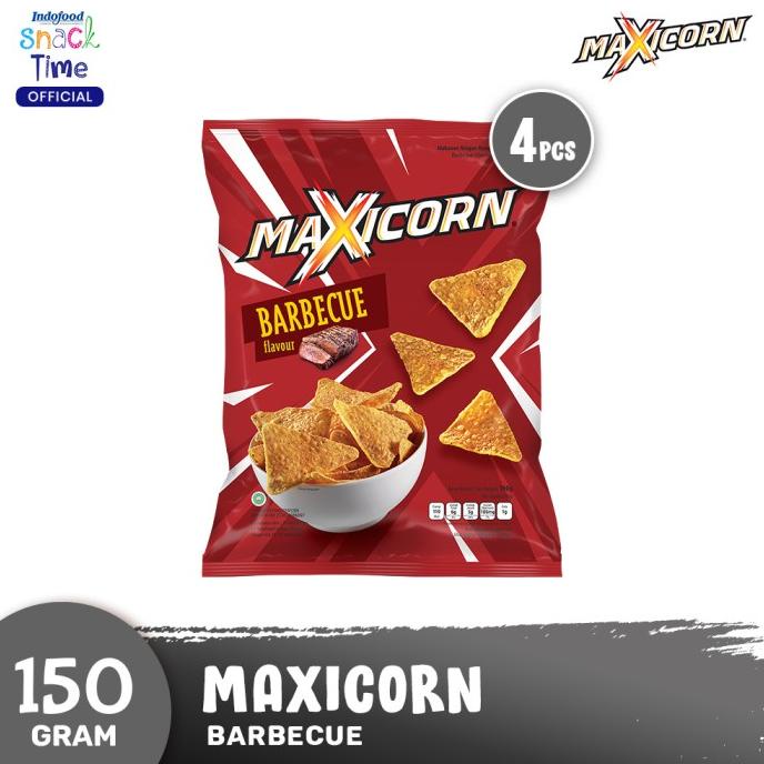 

TERMURAH Maxicorn Barbecue 150 Gr - 4 Pcs
