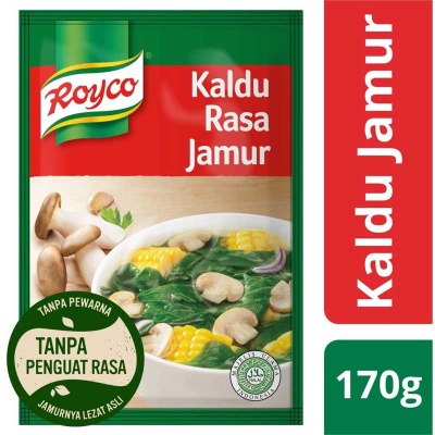 

Royco Bumbu Penyedap Rasa Kaldu Jamur 170 g