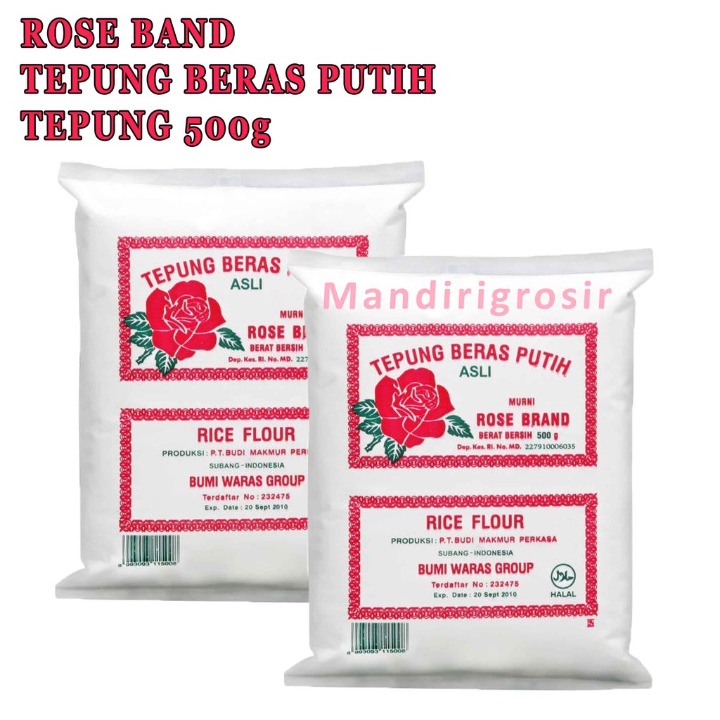 Rose brand* Tepung beras putih* 500g* tepung