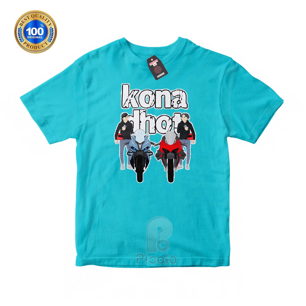 (FREE NAMA) BAJU KAOS ATASAN ANAK MOTIF KARTUN KARAKTER KONA DHOT DESIGN UNISEX Bahan COTTUN