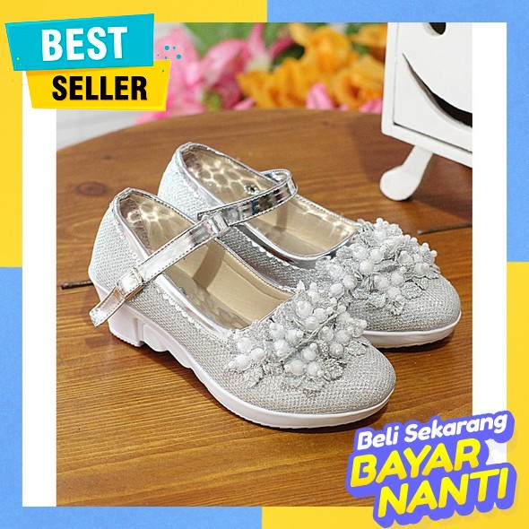 Sandal Heels Anak Perempuan Hak Tahu Motif Tali Pesta Sandal Pesta Anak Perempuan Sendal Jinjit Anak