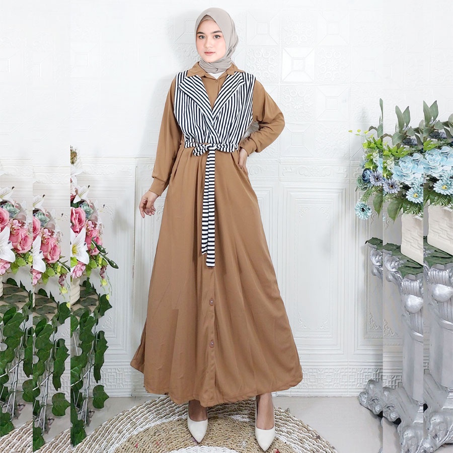TANIA GAMIS NOOZ AZELIA MAXY DRESS PANJANG WANITA BY GL FASHION