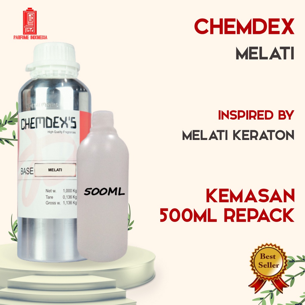 bibit parfum murni MELATI  CHEMDEX'S 500ML