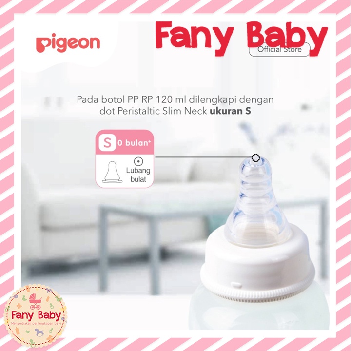 PIGEON BOTTLE PP RP 120ML KARAKTER / BOTOL SUSU BAYI