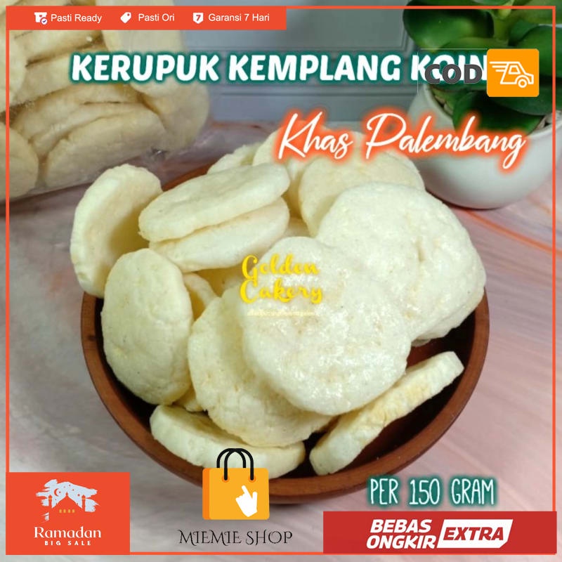 

KERUPUK KOIN ASLI PALEMBANG ISI 150GRAM PALING LARIS