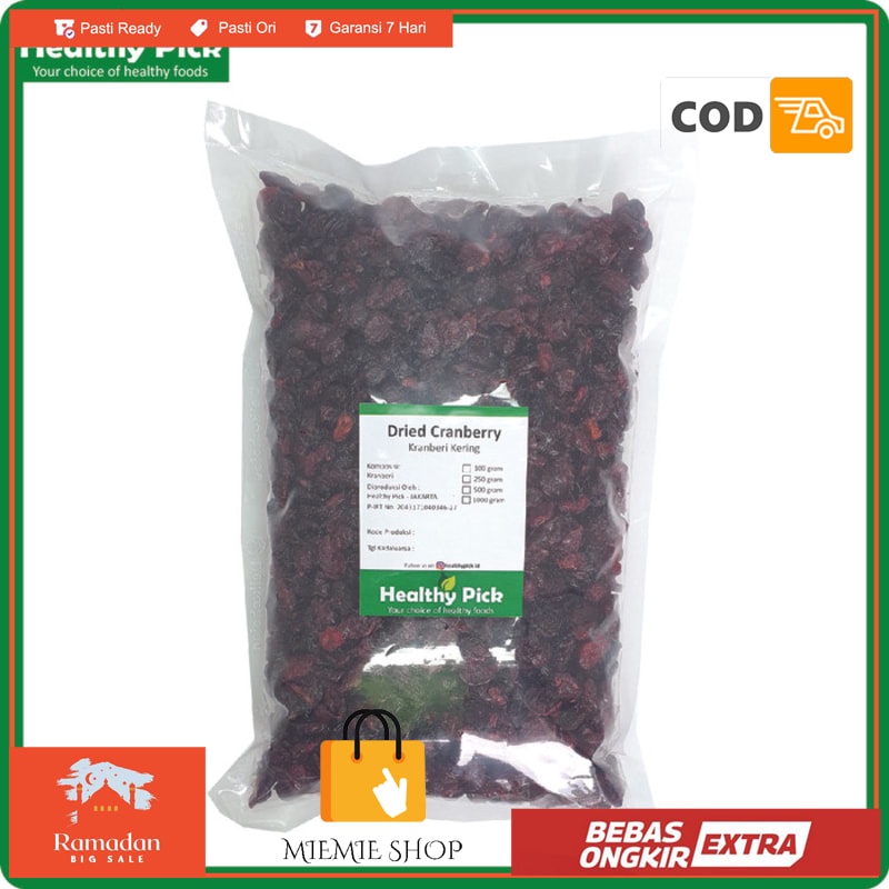 

Dried Cranberry Unsweetened 1kg