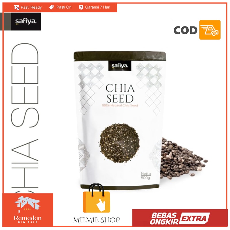 

Chia Seed Organik 500 gram Organic Chiaseed Authentic Safiya Food