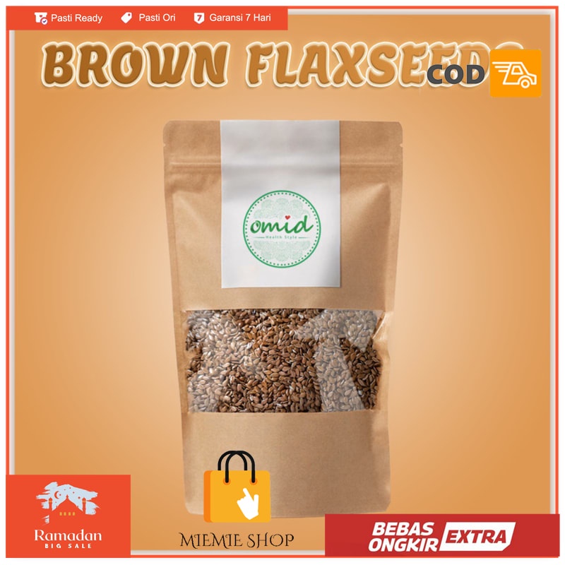 

1kg - Organic Brown Flaxseed Biji Rami Coklat Organik