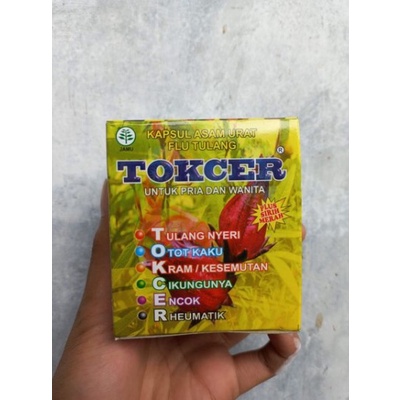 Tokcer Kapsul Asam Urat dan Flu Tulang✅