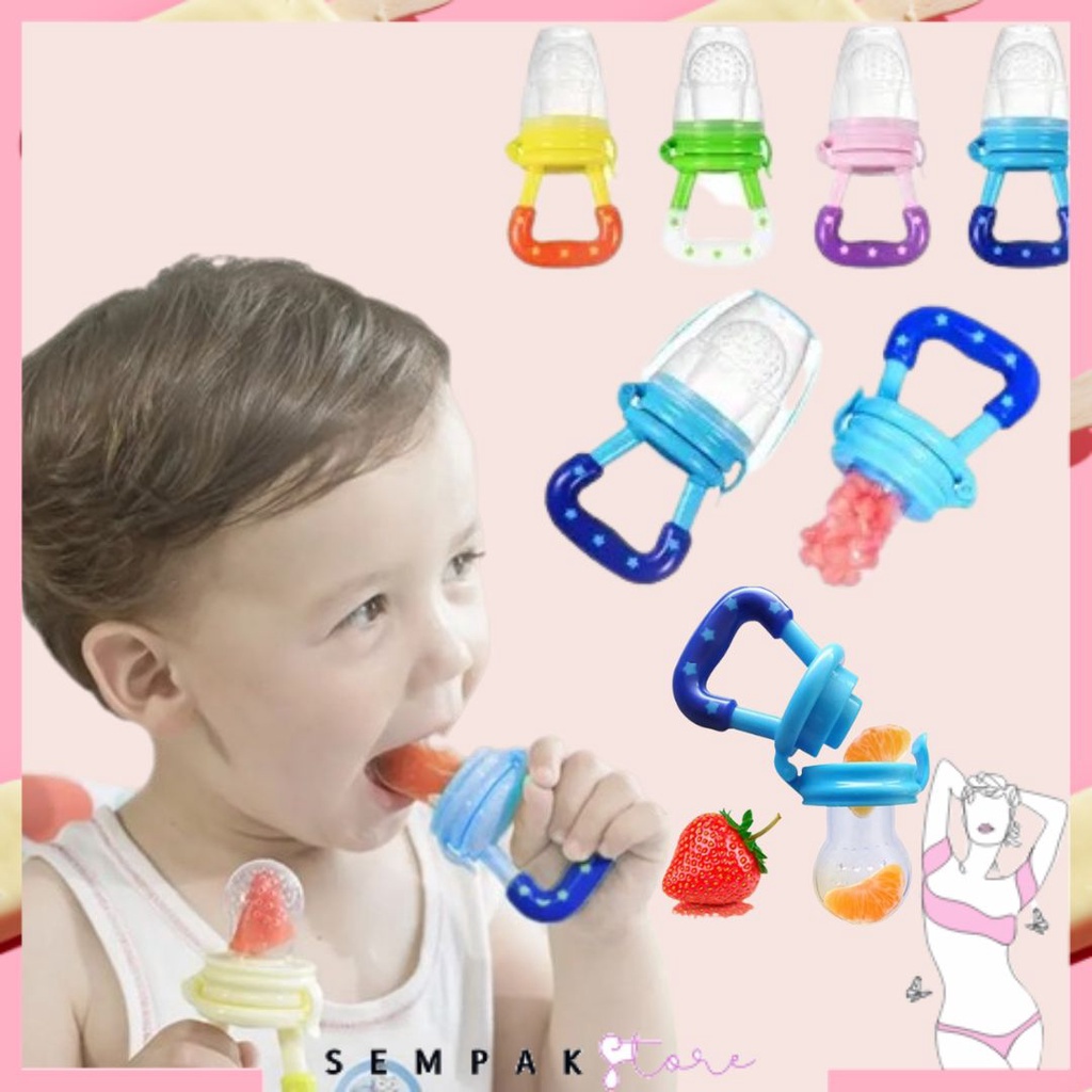 SS Empeng Buah Bayi Baby Fruit Food Feeder Dot Buah Bayi Gigitan Bayi Dodot Sari Buah Anak