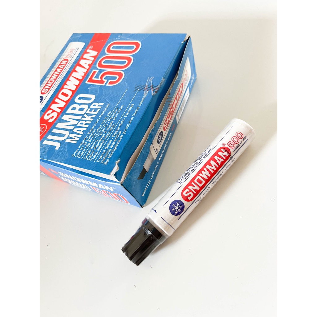 

Spidol Permanen SNOWMAN Jumbo Size Permanent Marker 500