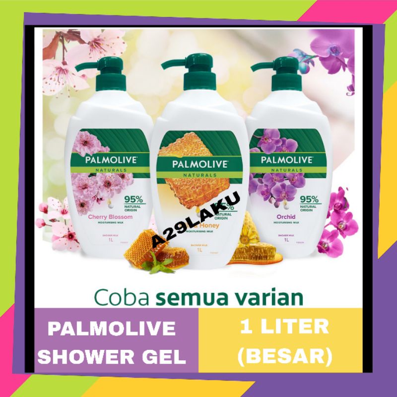Palmolive Natular Shower Gel Pump 1 Liter