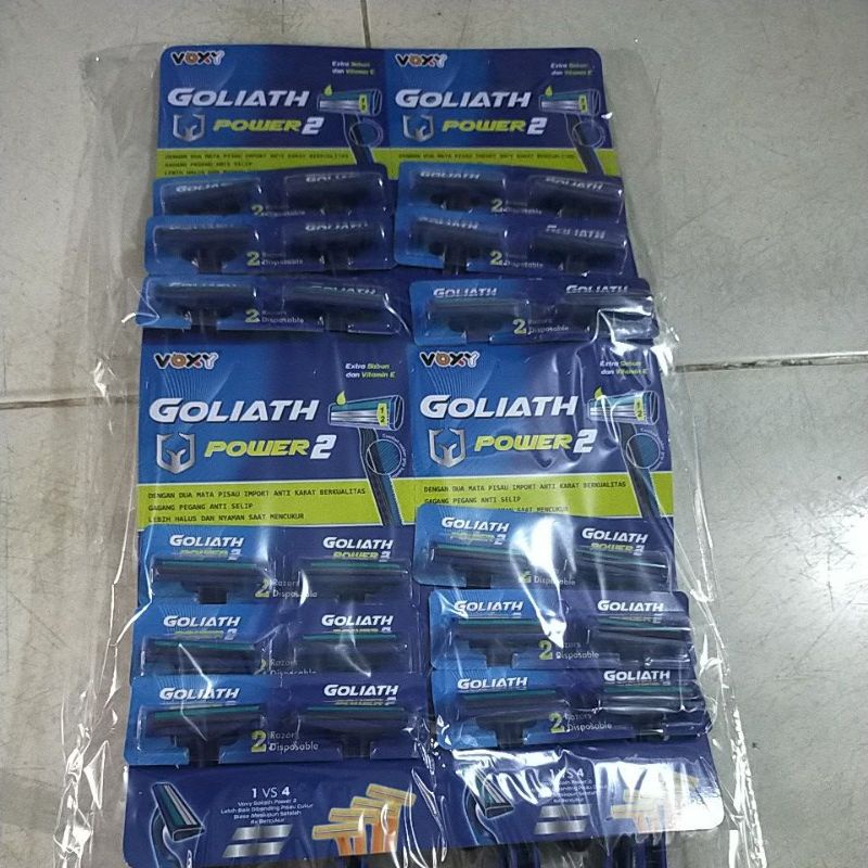 Cukuran Kumis Goliath Biru 2 Mata Pisau