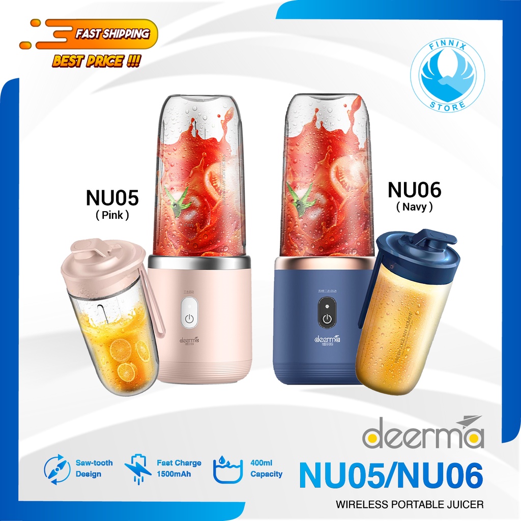 Deerma NU05 / NU06 Wireless Portable Blender Electric Juicer 400ML