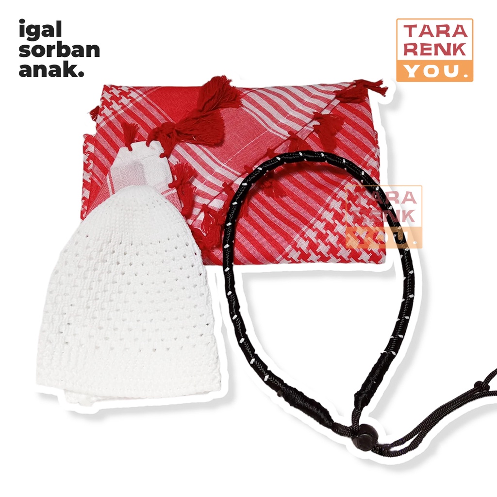 Igal Sorban Anak - Ikat Sorban Anak - Igal Anak - Igal Bayi - TRKY