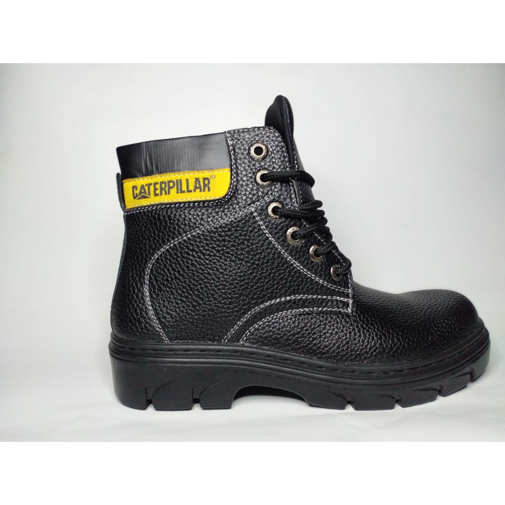 Sepatu Safety Ujung Besi Sol Karet Original  Septi Boots Casual Proyek Kerja Lapangan Works Boots