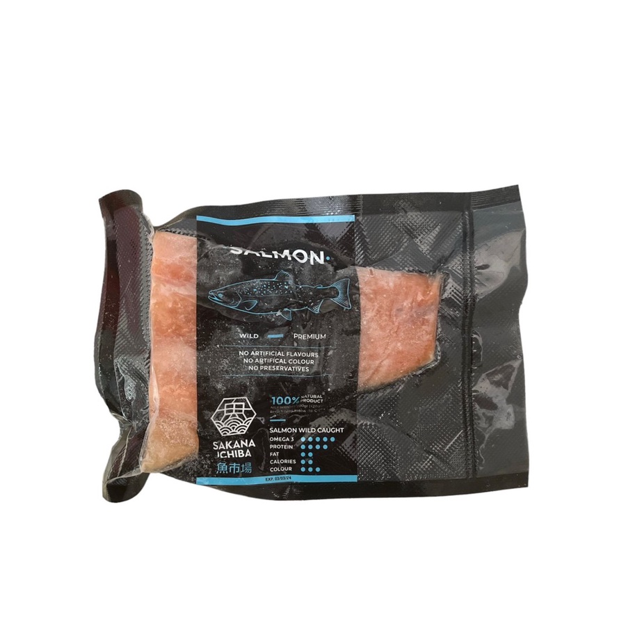 Salmon Chum Fillet / Alaskan Wild Chum Salmon Frozen +- 200grm