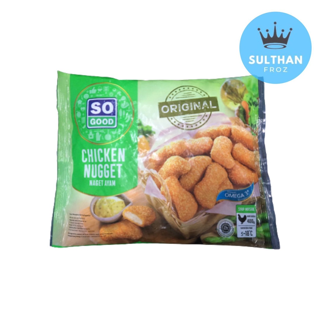 

SO GOOD CHICKEN NUGGET ORIGINAL 400 GR