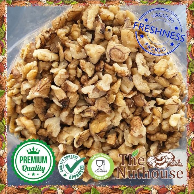 

HRG DISKON 1kg Walnut RAW Broken Cracked / Kacang Walnut Mentah Pecah Menir