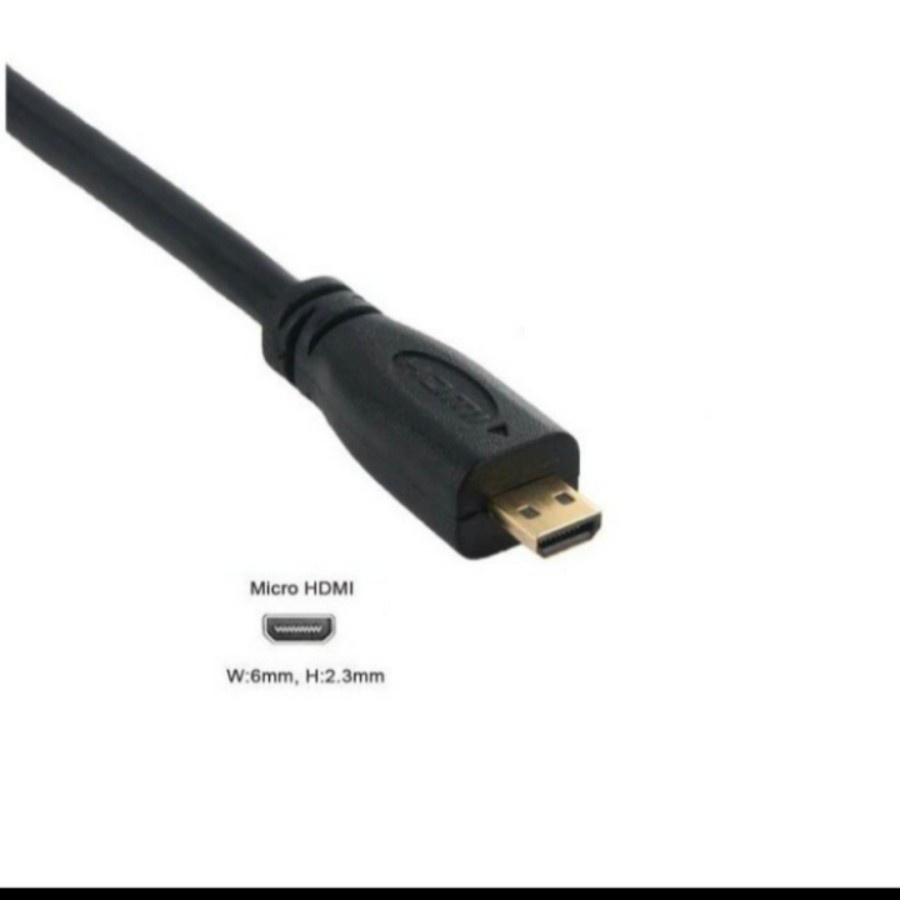 Micro hdtv to hdtv cable NB 5m m-m gold 1080p full hd for laptop camera - kabel micro hdtv to hdtv 5 meter