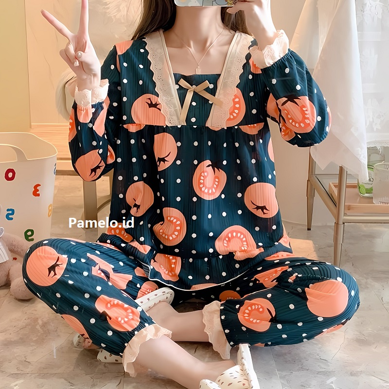 Pamelo.id PP Kantong/PP Ponch/PP Tas/Baju Tidur import/Piyama import/Stelan Piyama/Piyama Murah/Baju tidur Baby Doll