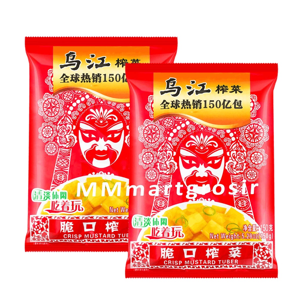 Wu Jiang/ Asinan Sawi Krispi/ Crisp Mustard Tuber/ 150g