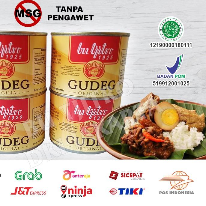

COD⚡️-Gudeg Kaleng Bu Tjitro Paket Hemat Varian Original 100% Asli Produksi Baru