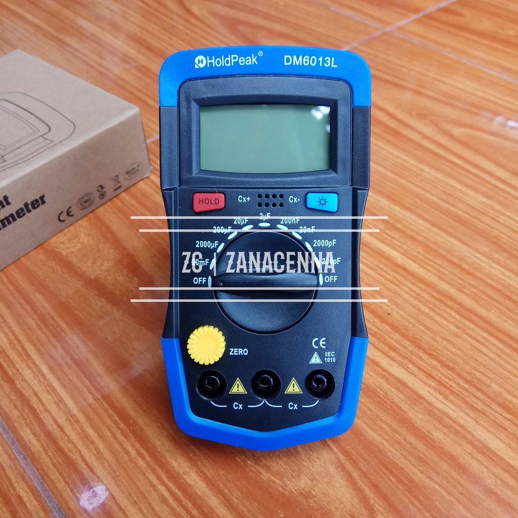 Capacitor Tester Alat Ukur Kapasitor Elco Capacitance HoldPeak DM6013L