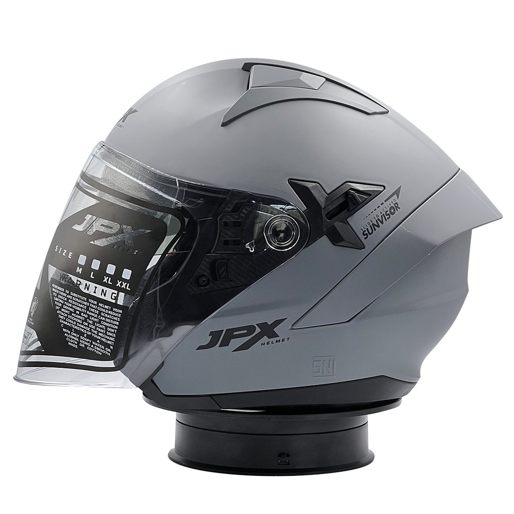 Helm JPX Nova X Solid Dark Grey Doff