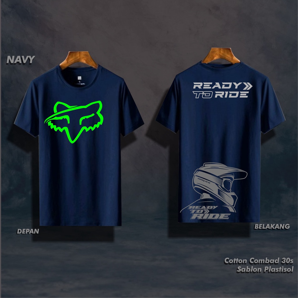 Kaos Racing/ Kaos R-FOX ijo/ Kaos Fox Racing/ Kaos Motor Cross/ Kaos Gowes/ Kaos MTB