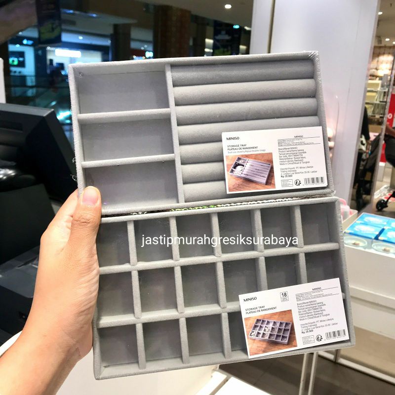 JEWELRY STORAGE TRAY MINISO AKRILIK MINISO TEMPAT PERHIASAN MINISO TEMPAT ACCESSORIES MINISO
