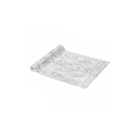 Rol Kertas Mewarnai Motif Kartun - Media Menggambar Anak 250cm x 30cm - Kennji Shop